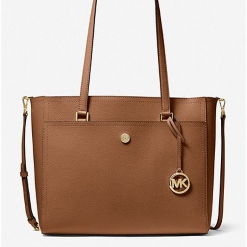 Michael Kors Maisie Large Pebbled Leather 3-in-1 Tote Bag - Picture 2 of 5